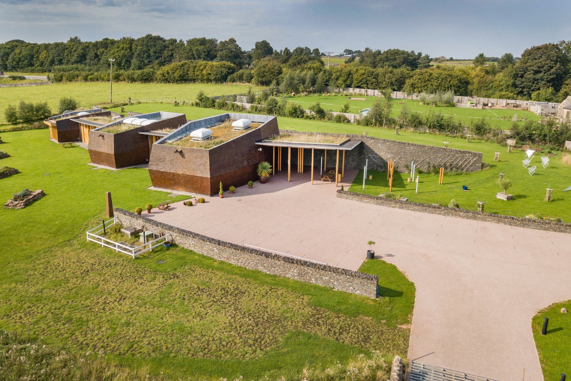 Aerial view of the Sunbeams Music Centre